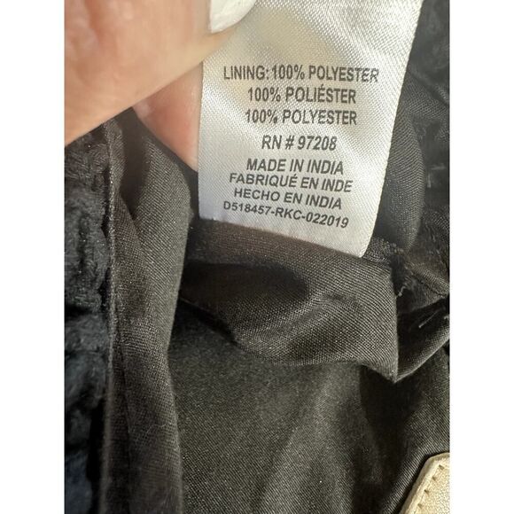 DANIELLE NICOLE Women's Hippie Bohemian Macrame Fringe Crossbody Bag Black - Picture 9 of 11